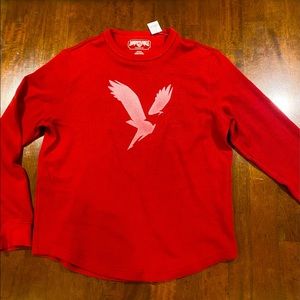 red American Eagle long sleeve thermal size size Medium in mens